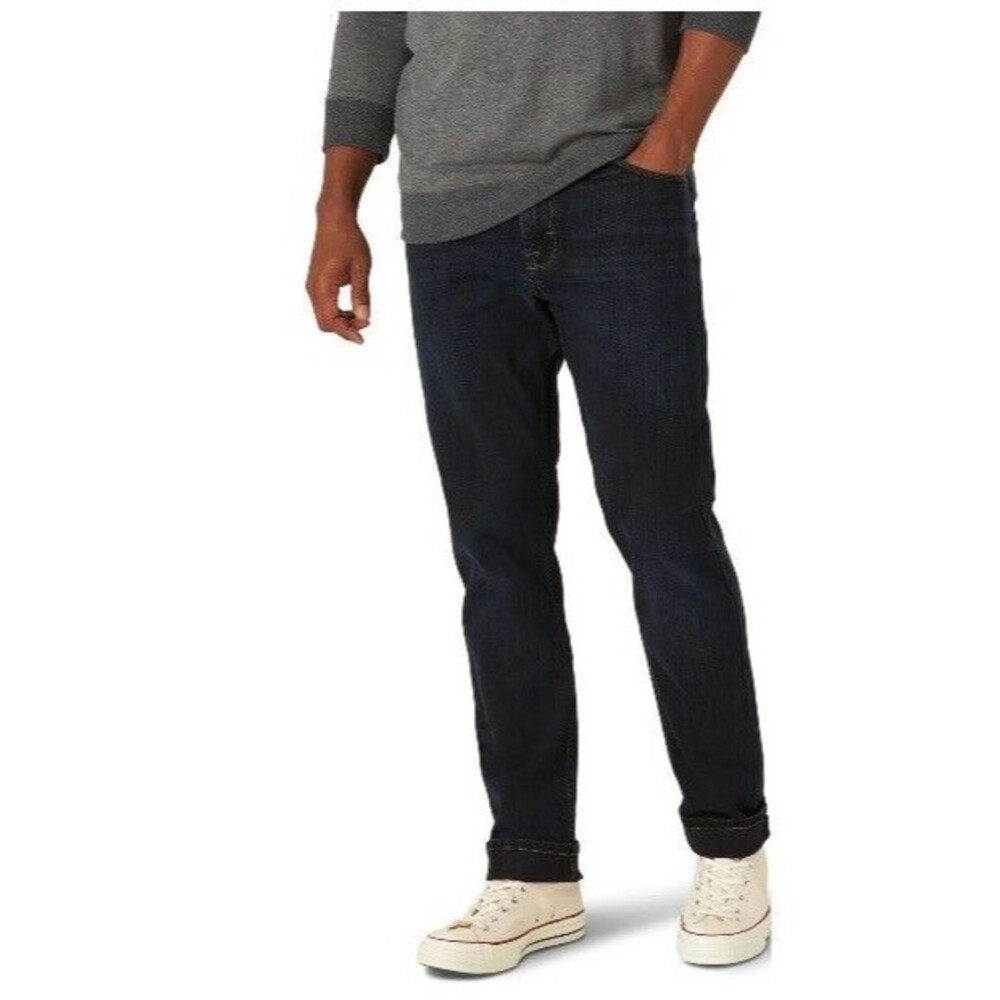 Wrangler Straight Fit Jeans Men's Size 29x30Premium Quality Blue Jeans Dark